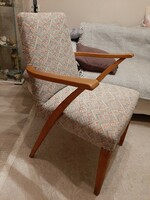 Specially shaped retro armchair / chair / armchair with a seat height of 47 cm