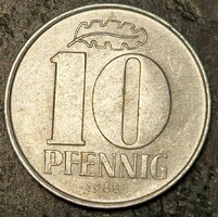 10 pfennig, 1968, NDK.