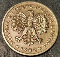 Poland, 2 zlotys, 1982.