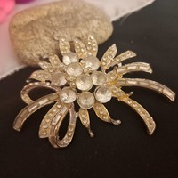 Silver-plated brooch 7 cm