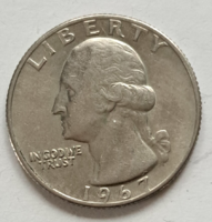 1967. USA negyed dollár (263)