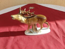 A beautiful deer,,,German porcelain,, 18 x 13 cm,,