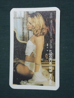 Kártyanaptár, MOKÉP mozi, Finom kis bordély, erotikus női modell, 1985 ,   (2)