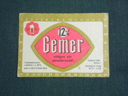 Card calendar, dělker budapest, gemer light beer, rimaszombat brewery, brewery, 1983, (2)