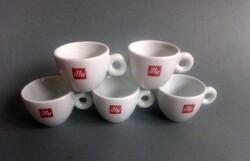 5 darab Illy espresso csésze, Matteo Thun tervezése 1990-es évek