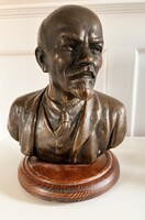 Large solid bronze statue of Lenin