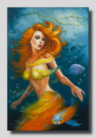 Oil painting - deep sea tale - 60cmx40cm