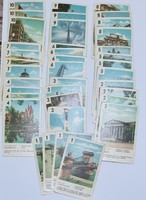 Retro Budapesti séták kártya pakli zöld hátlappal
