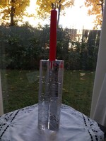 Finnish iittala ice glass giga candle holder