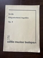 Otakar sevcik: preliminary exercises for violin - op. 8