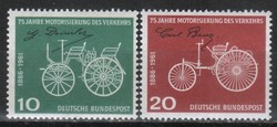 Postatiszta Bundes 1425 Mi 363-364     0,70 Euró