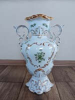 Hollóházi Erika mintás nagyméretű barokk váza
