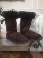 Ugg 39 sheepskin winter boots, tall, brown