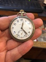 Pocket watch, with art deco Hungarian inscription, in working condition.