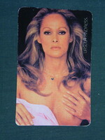 Card calendar, motion picture cinema, Ursula Andress, erotic female nude model, 1987, (2)