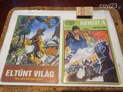 Retro comics 2 pcs together cobra and the disappeared world plus the dangerous patrol