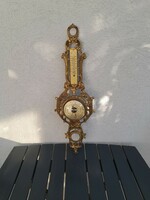 Beautifully crafted copper mechanical barometer