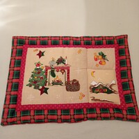 Small Christmas tablecloth/cushion 43 x 31 x 1 cm