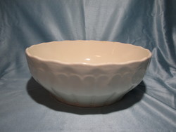 Larger white Kispest granite bowl