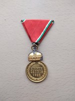 Horthy signum laudis Hungarian crowned military bronze medal