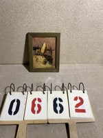 Háry Gyula olaj, vászon festménye, 15 x 21 cm-es. 0662