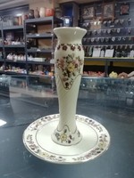 Zsolnay porcelán gyertyatartó