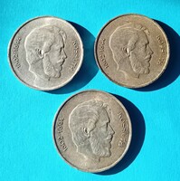 3 pieces of kossuth 5 HUF 1947