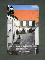 Kártyanaptár, Pécs tájak korok múzeumok egyesület , 2000,   (2)