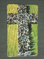 Card calendar, religion, Hungarian Catholic Church, 2004, (2)