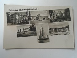 D199415 Balaton Boglár real photo postcard 1940k