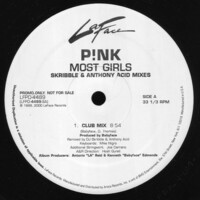 P!NK - Most Girls (Skribble & Anthony Acid Mixes) (12", Promo)