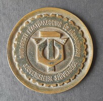 Budapest Federation of Metal Mass Goods and Vehicle Industry Cooperatives medal