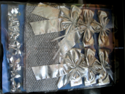 Ezüst masnis dekorációs csomag eredeti csomagolásban