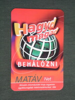 Card calendar, matáv telecommunications rt. Pécs, internet, 1998, (2)