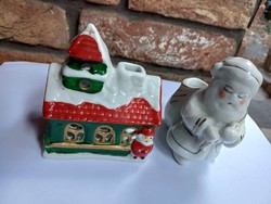Christmas porcelains for decoration
