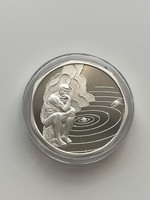 1999. évi 2000. évforduló -Millennium ezüst emlékérme PP 0.925 tartóban