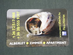 Card calendar, Pécs sublet agent, cat, 2014, (2)