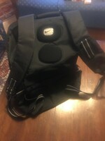 Hardly used, good condition Nike brand backpack and training bag. With a separate shoe compartment at the bottom. Black.