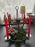 Függeszthető adventi gyertyatartó