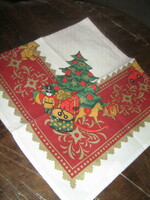 Cute Christmas tablecloth or napkin