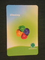 Card calendar, toto lottery game, four-leaf clover, experience, 2007, (2)