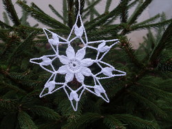 Crocheted snowflake 12-13cm