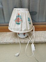 Hand painted bedside lamp