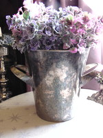 Silver-plated champagne bucket, vase / wmf art deco
