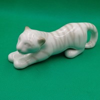 Retro Polonne porcelán tigris figura