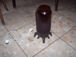 Retro bronze floor lamp