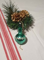Karácsonyfadísz- Unicumos üveg