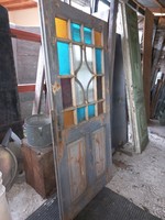 Antik üveges ajtó