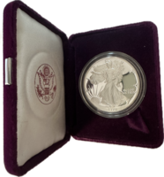 American eagle silver 1 dollar 1990 proof in gift box !
