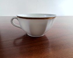 Old drasche tea cup with gilded rim